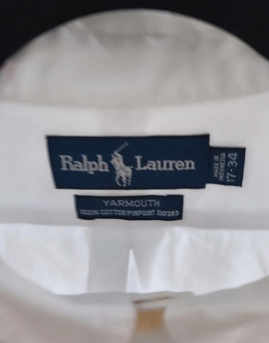 Camisa XxL branca Ralph Lauren