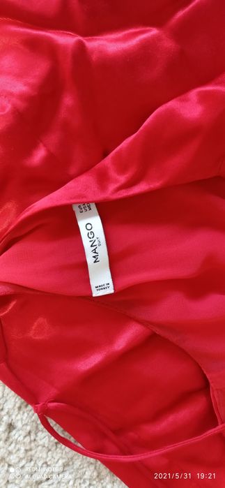 Платье в бельевом стиле Mango