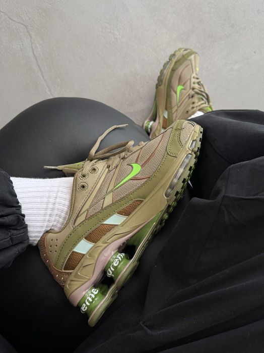 Мужские кроссовки Nike Supreme Shox Ride 2 Khaki Premium. 40-46