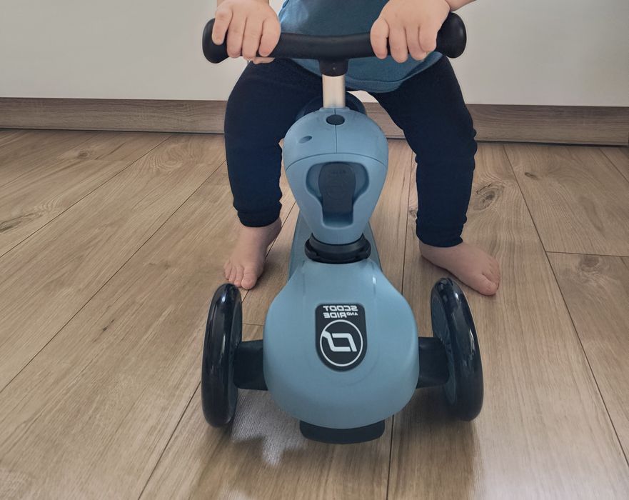 Scoot and ride kolor steel jak nowa