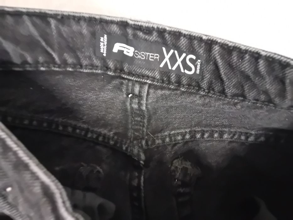 #ÐB Sisiter spodnie czarne szerokie nogawki