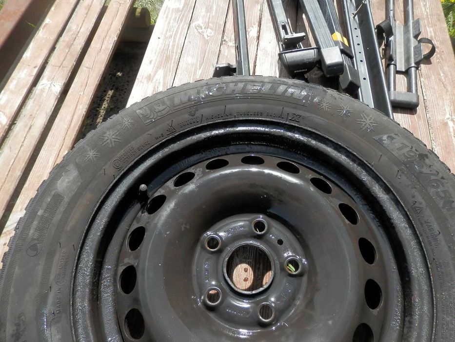 felgi R15 z oponami zimowymi golf,polo 5x112