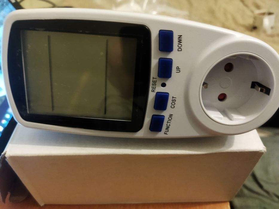 Энергометр, Ваттметр, Вольтметр, Амперметр с подсветкой.