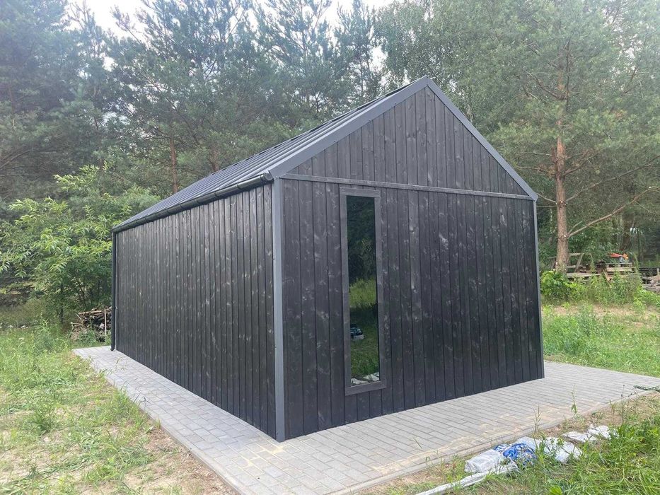 Nowoczesny domek narzędziowy, altana, drewutnia, stodoła