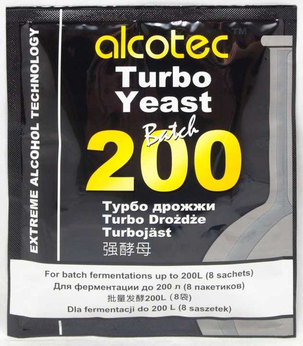 10szt. Drożdże gorzelnicze Alcotec Batch 200 85g