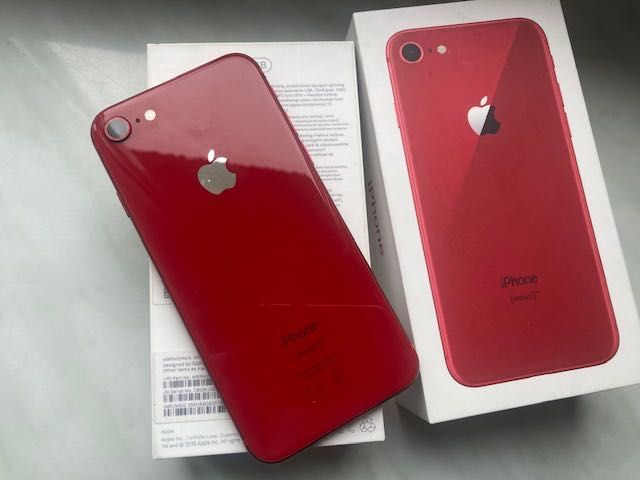 Apple iPhone Red telefon smartfon PRODUCT czerwony ładny pudełko