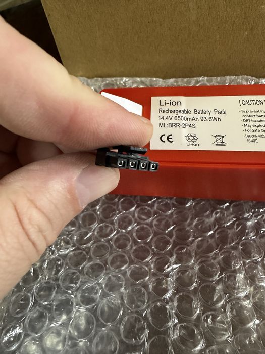 батарея для робота-пилососа 6500mah BRR-2P4S, Roborock S55 S60 S65 S50