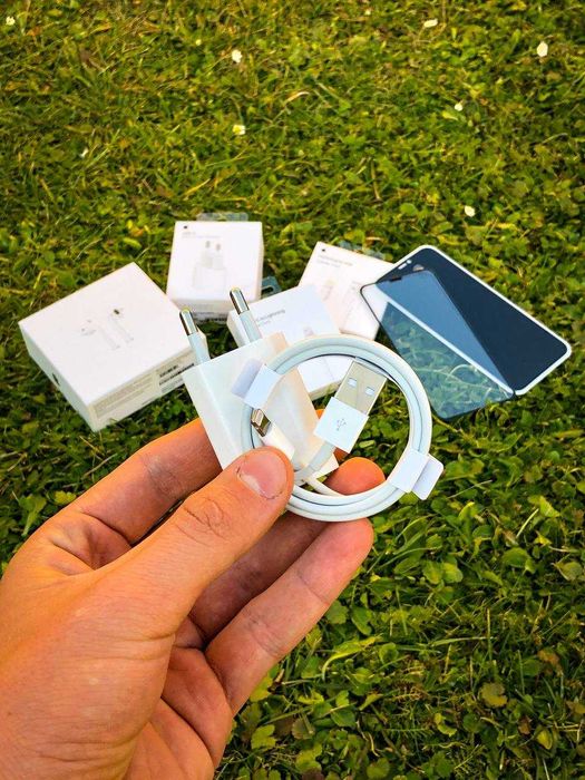 Оригинальная зарядка iPhone кабель блок шнур адаптер Lightning