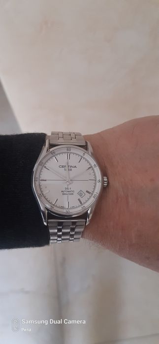 мужские часы CERTINA DS-1 40мм AUTOMATIC 100м сапфир 100% оригинал