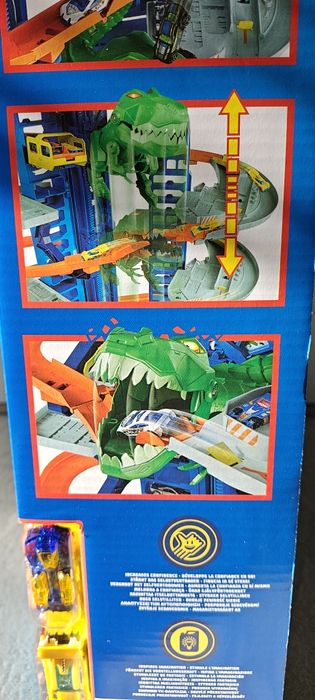Nowy garaż t-rexa hot Wheels giga garaż