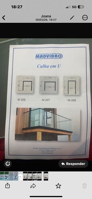 Aluminio  perfis para varanda