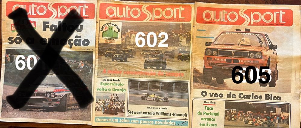 Vendo jornais AutoSport - ano 1989 (1)