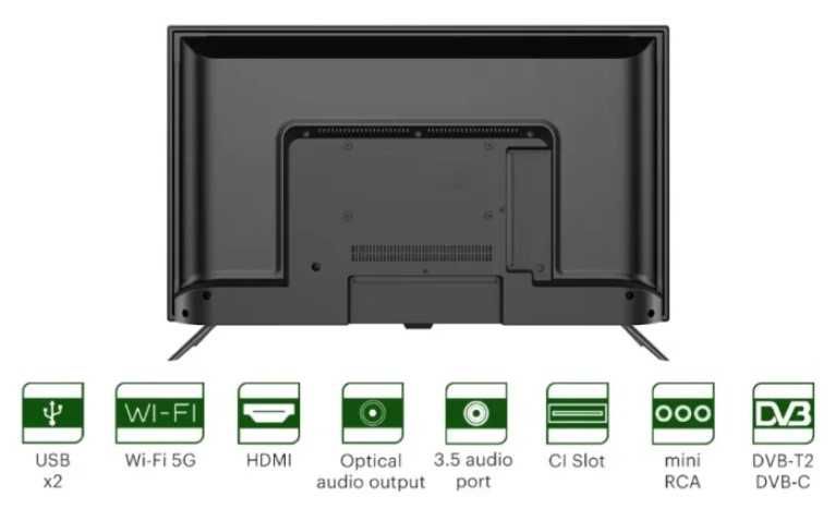 Новий телевізор JVC LT-32MU238 | 32" | Smart TV | Full HD