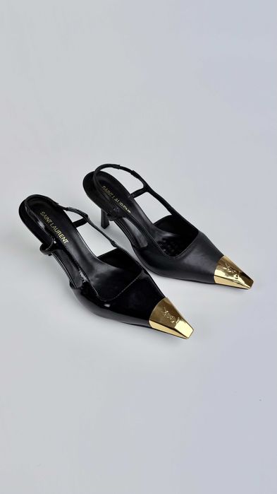 Туфлі слінгбеки жіночі Yves Saint Laurent ( YSL ) Jeanne Slingback Pumps