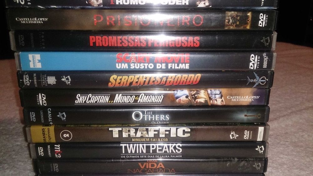 filmes dvds diversos (preço por unidade 1 euro)