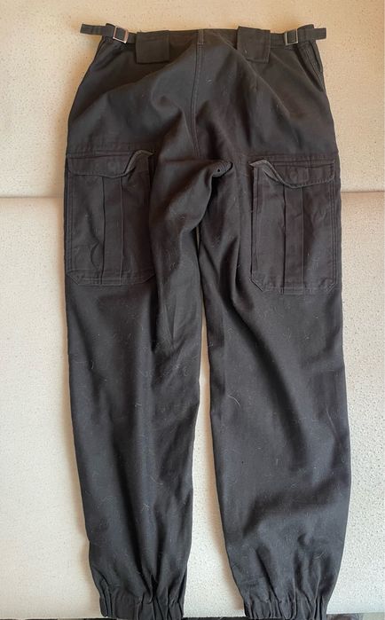 Mundur ćwiczebny Policji czarny ues komplet bluza spodnie