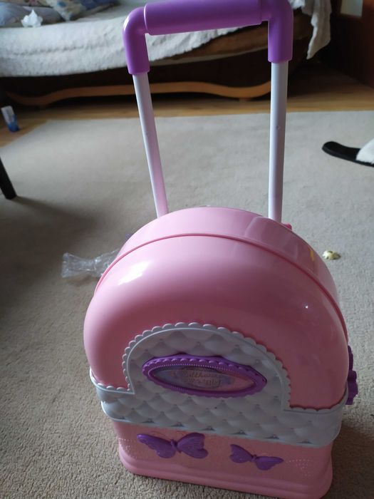 Domek Barbie walizka, domek dla lalek, przenośny rozkładany