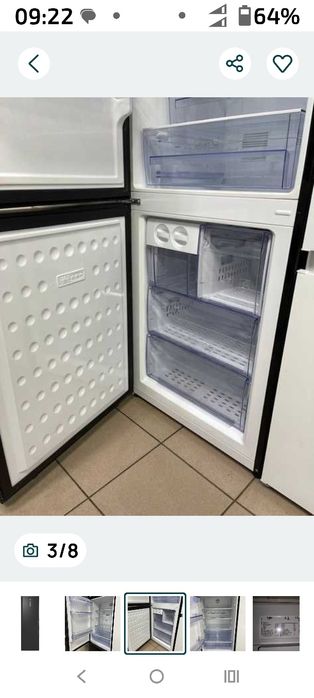 Холодильник 185см BEKO K60360NE Black