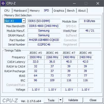 Pamięć Samsung, DDR5, 16GB, 4800MHz