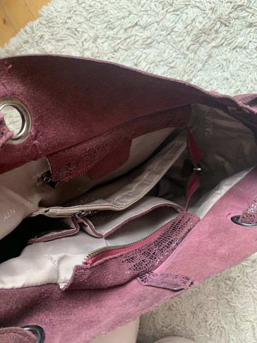 Сумка з лазерноі шкіри