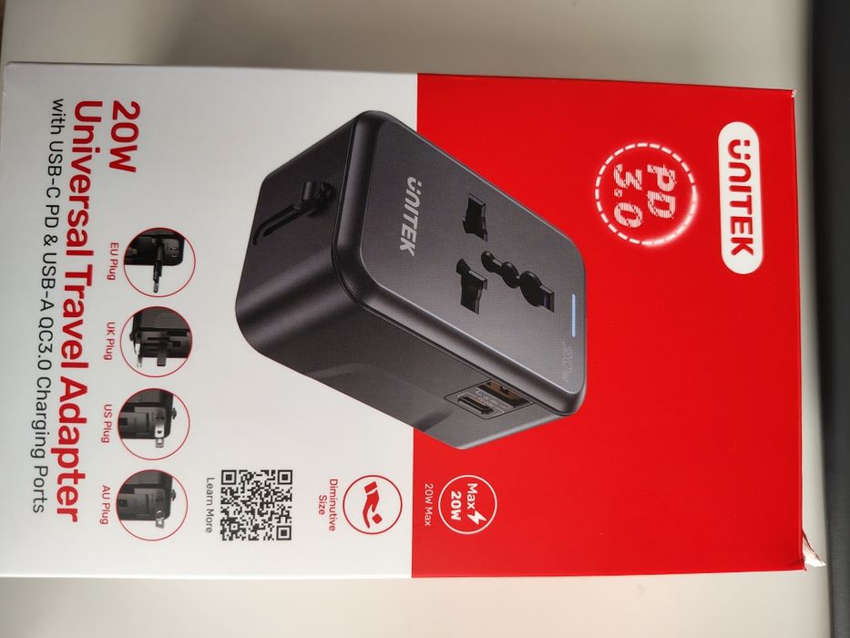 Adapter podróżny Unitek 20W