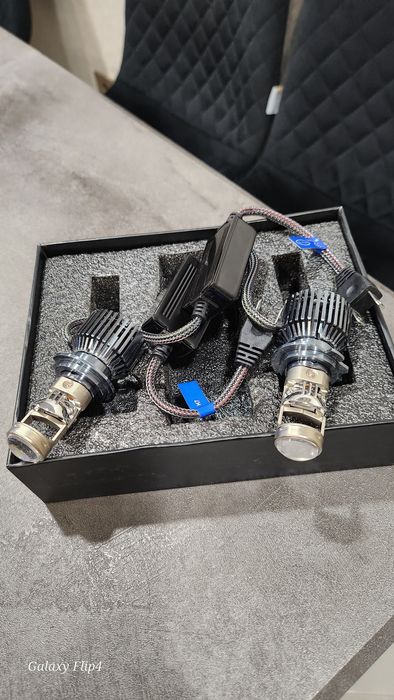 Лед лампи H7 з лінзою LED /  БІ ЛЕД