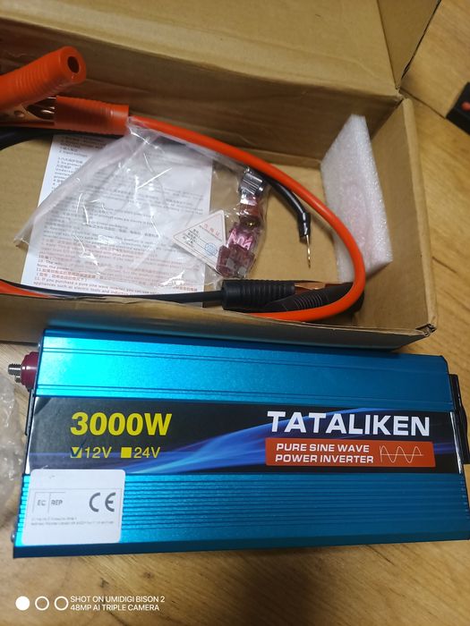 Інвертор Tataliken, 3000 Ви, чиста синусоїда.