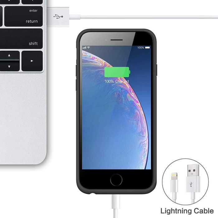 iPosible etui z baterią do iPhone 6/6s/7/8 Plus powerbank 8500mAh case