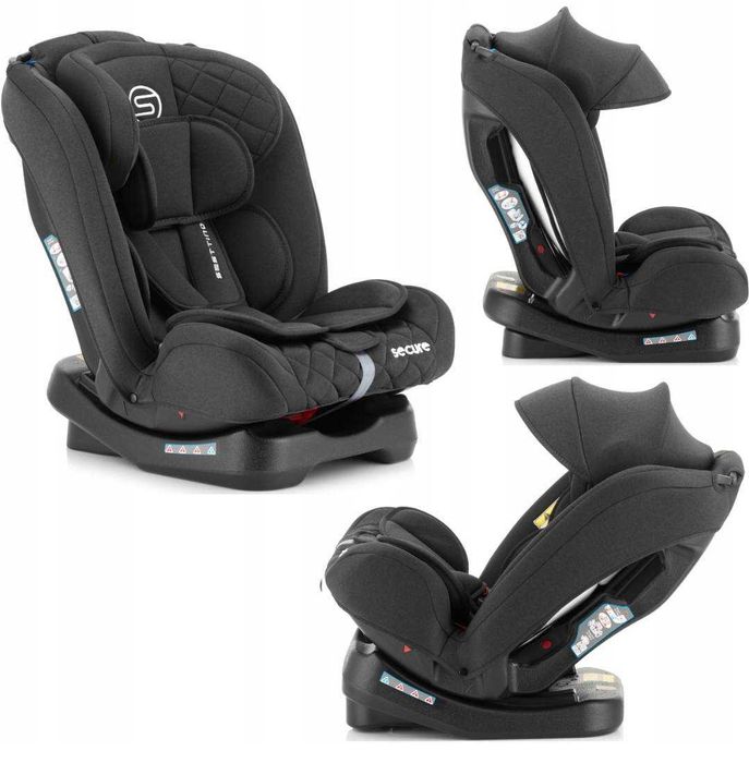 Fotelik Samochodowy Sesttino Secure PRO 0-36kg. 40-150cm.