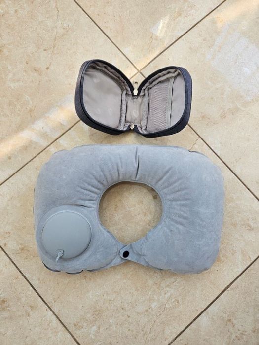 Подушка для подорожей, надувна.