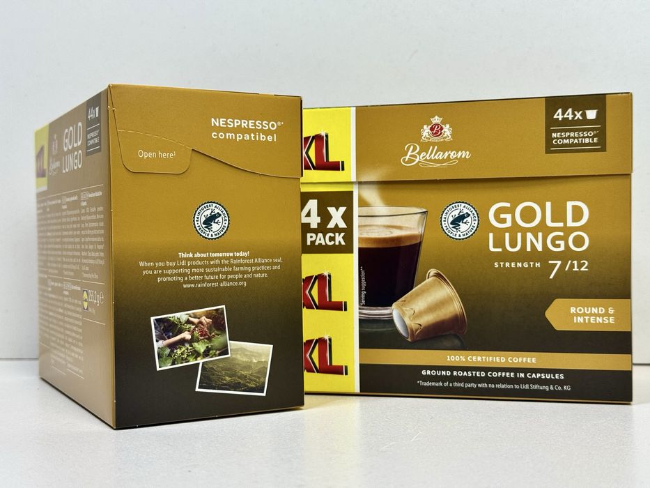 Кава в капсулах Bellarom Gold lungo Round & intense 7/12 44 шт