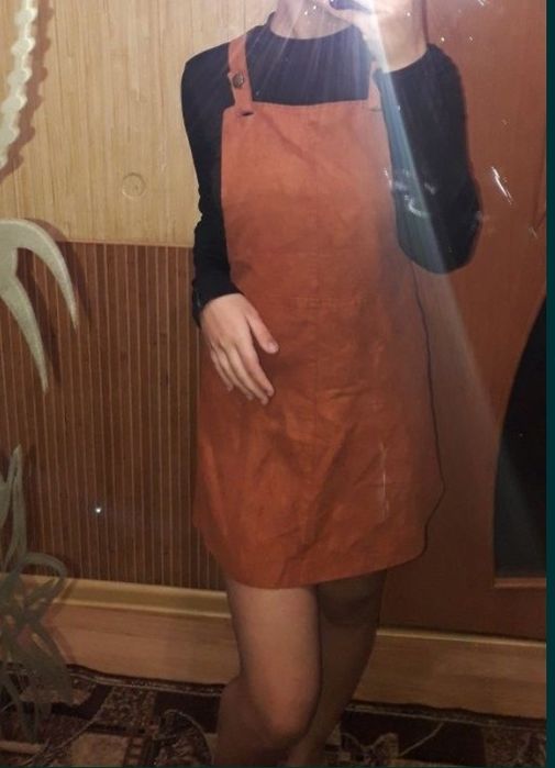 Коричневый сарафан