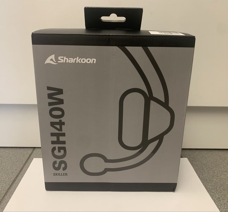 Słuchawki bezprzewodowe Sharkoon SGH40W mikrofon
