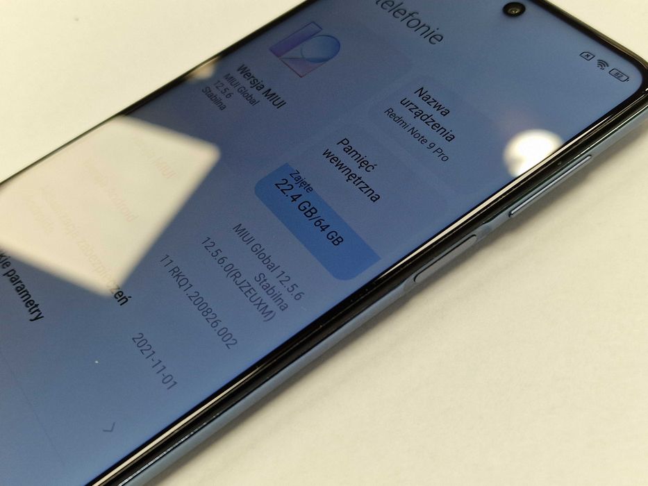 Xiaomi Redmi Note 9 PRO Dual SIM/ 6GB/ 64GB/ Szary/ Grade A- + ładowar