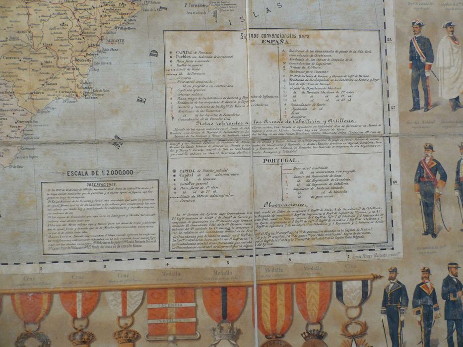 Mapa Militar de España Ilustrado, 1886