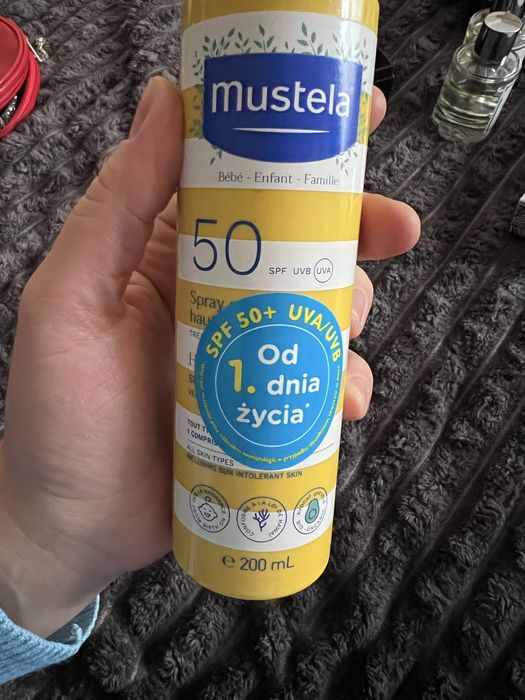 Сонцезахисний спрей Mustela SPF 50, безпечний спф для дітей та доросли