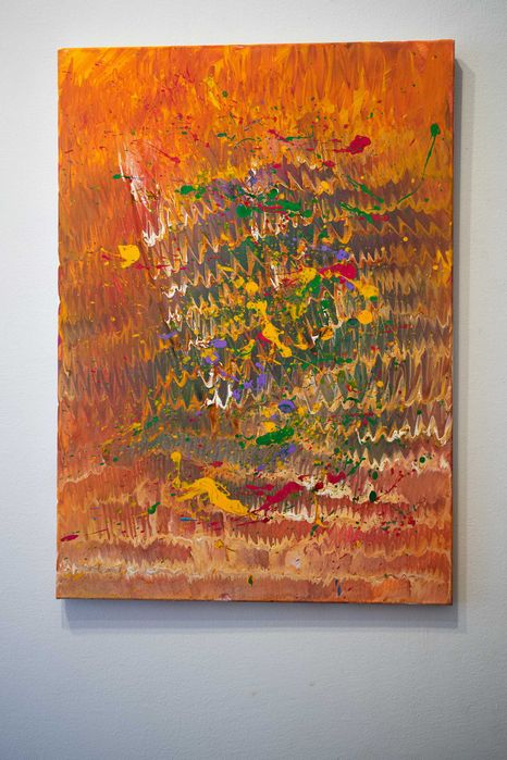Obraz Akrylowy "Żywioł Ognia" 50x70 cm – Sztuka Współczesna