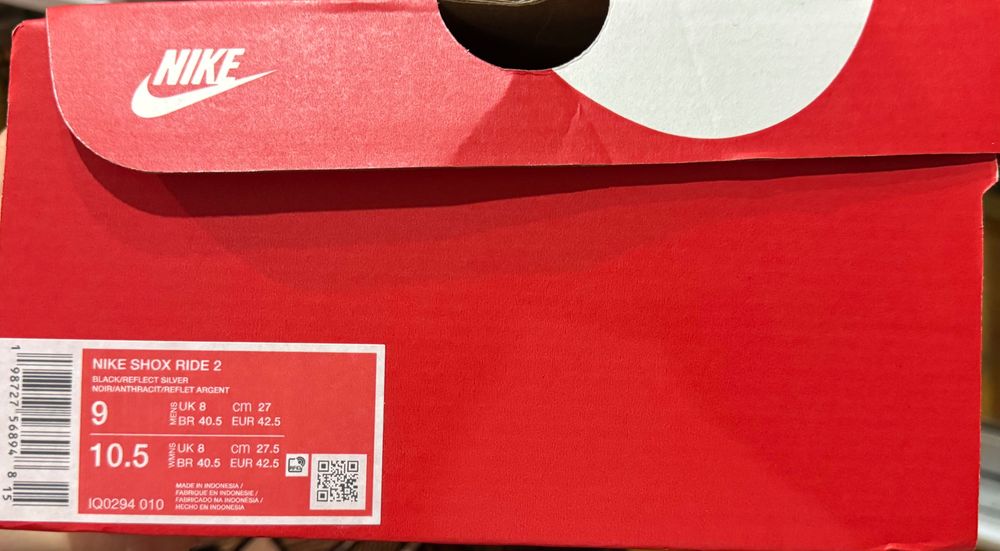 Кроссовки Nike Shox Ride 2 IQ0294-010 оригинал