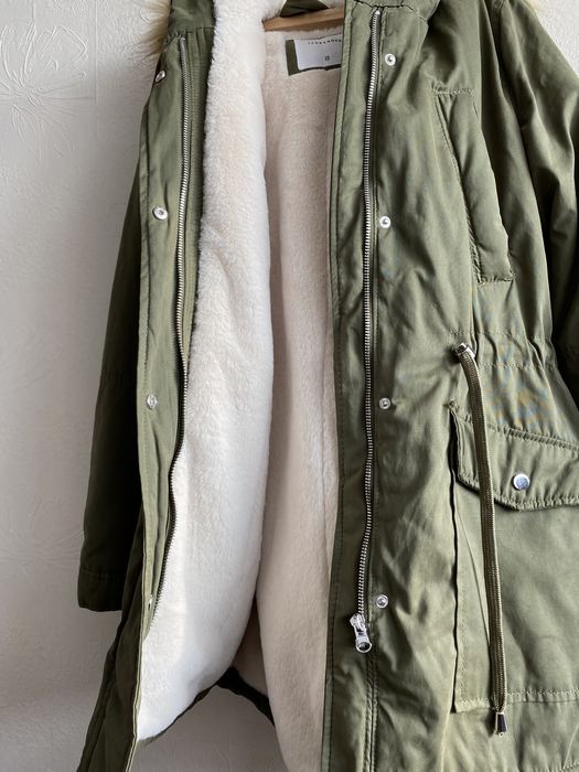 Terranowa XS parka kurtka khaki zielona
