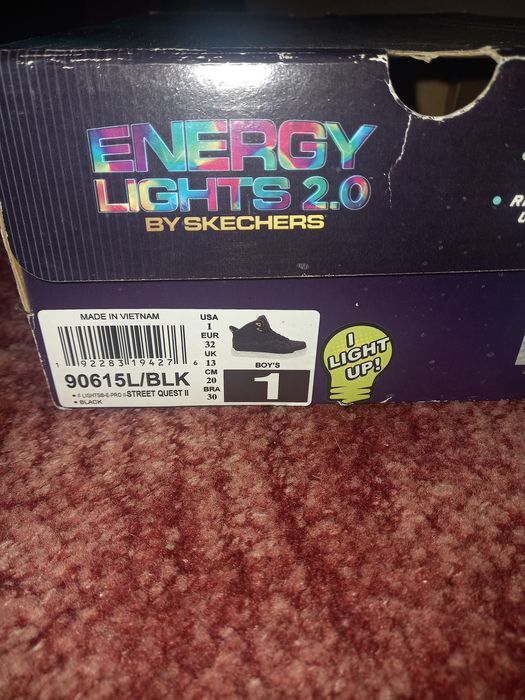 Дитячі кросівки з лед- підсвіткою skechers