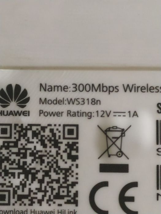Ролтер HUAWEI  Model:WS318n