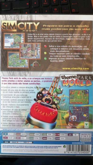 Jogo PC - 'Sim City' - THEME PARK WORLD 3000