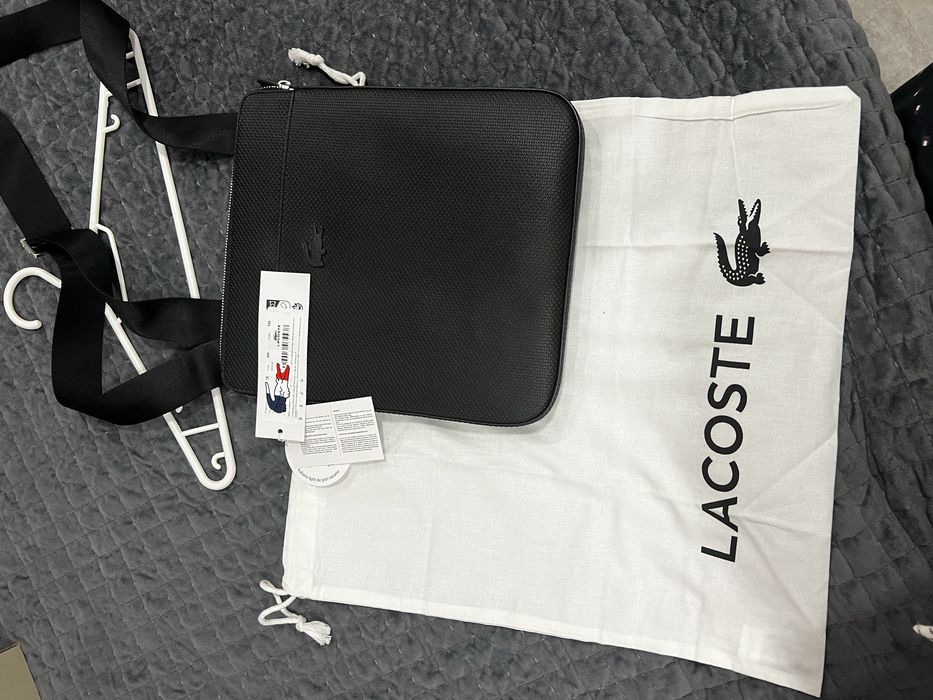 Cумка шкіряна Lacoste Chantaco чоловіча