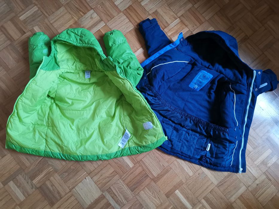 2x kurtka zimowa rozm 110 cool Club Smyk quechua