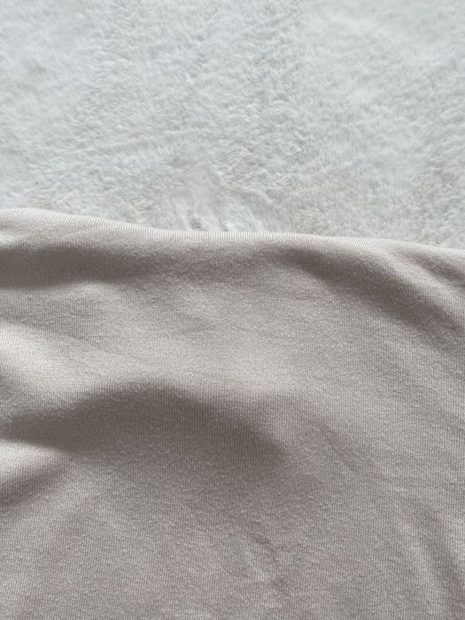 Beżowa bluzka golf na długi rękaw S 36 zara basic minimal