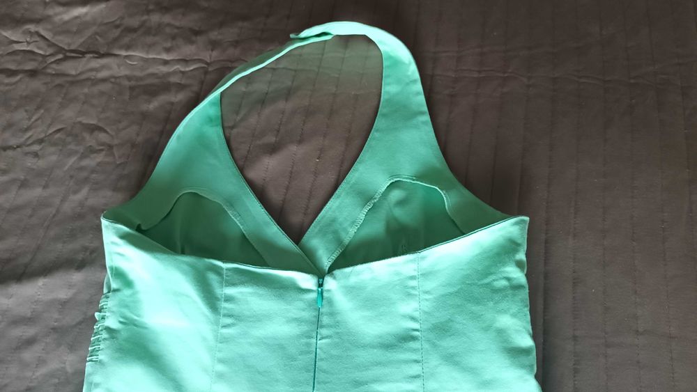 Vestido em verde da Blanco