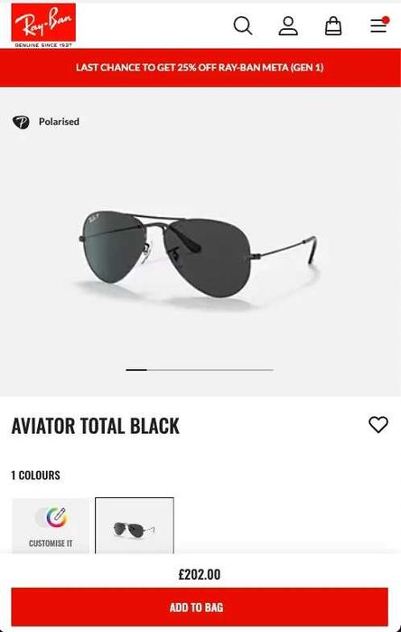 Ray-Ban Aviador Polarizados
