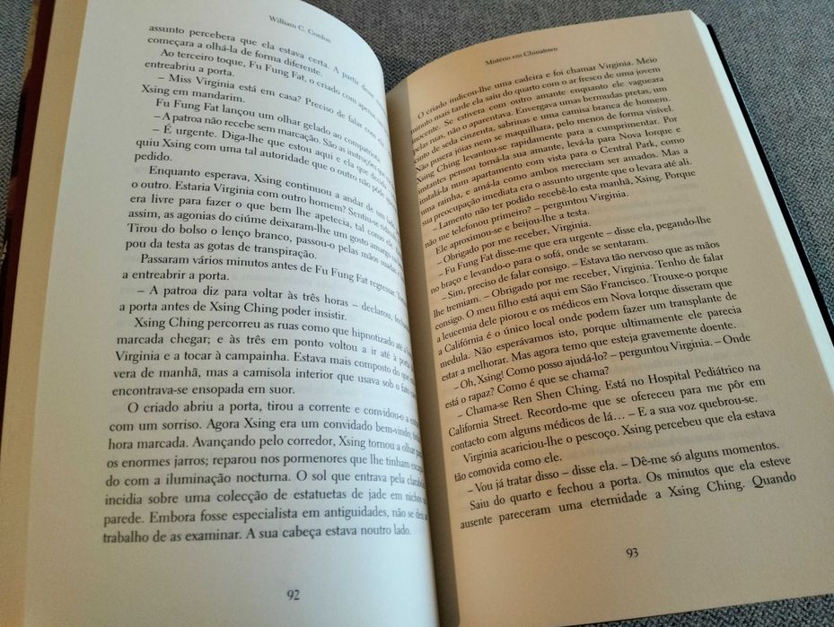 Livro "Mistério em Chinatown" de William c. Gordon