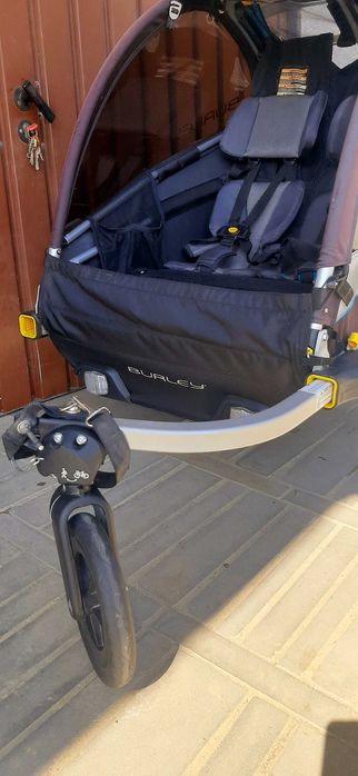 Przyczepka rowerowa Burley Dlite X aqua 2w1