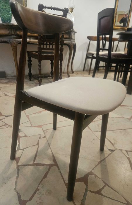 Komplet 5 krzeseł PRL